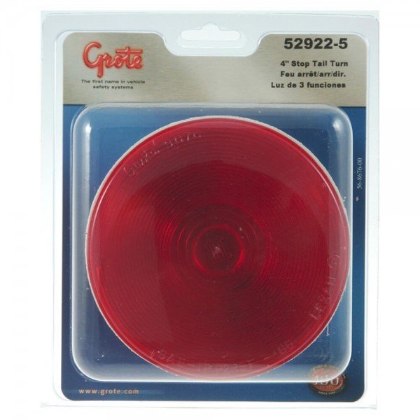Grote Stt Lamp-4-Red-Economy-Retail Pack, 52922-5 52922-5